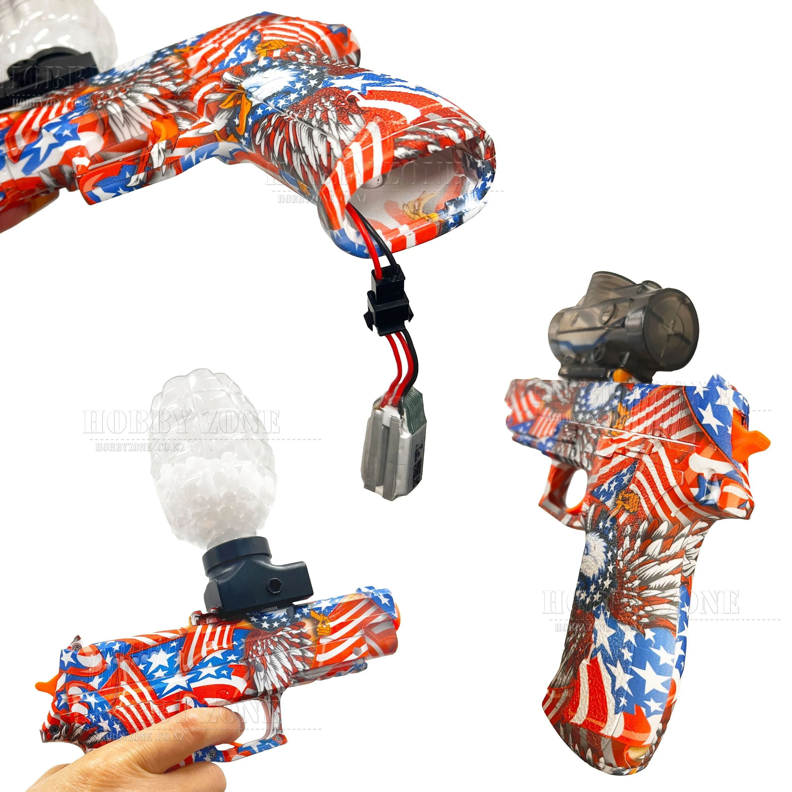 [R18 ] "Sizzling Bonfire" P226 Gel Ball Blaster [ID Check Required]