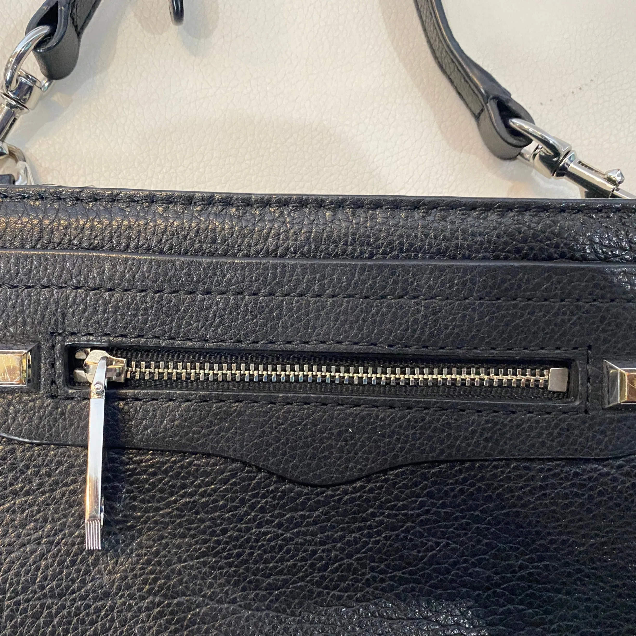 REBECCA MINKOFF Black Regan Crossbody