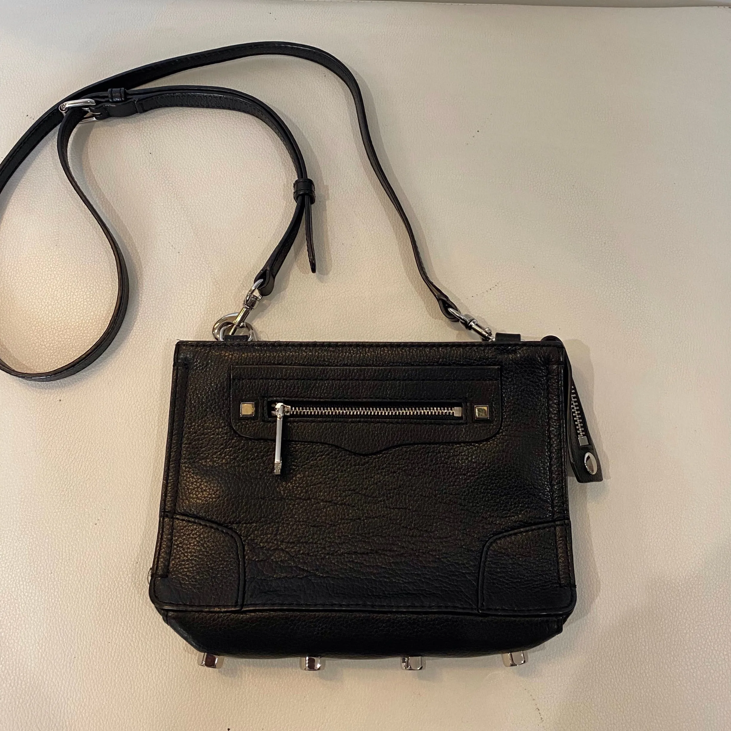 REBECCA MINKOFF Black Regan Crossbody