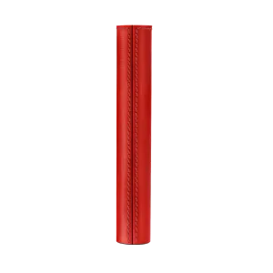Red fine leather mascara sleeve