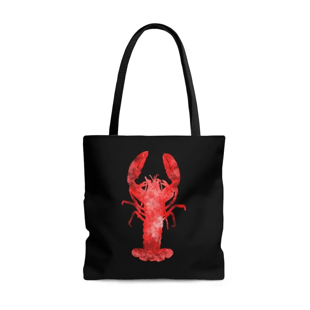 Red Lobster Watercolor Tote Bag