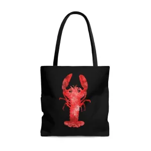 Red Lobster Watercolor Tote Bag