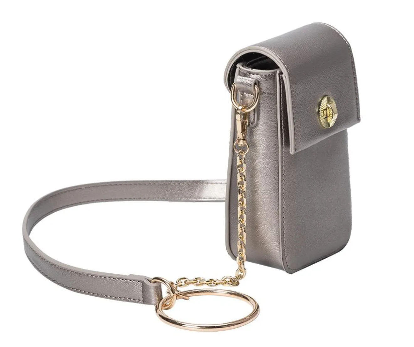 Riki Pewter Tech Crossbody