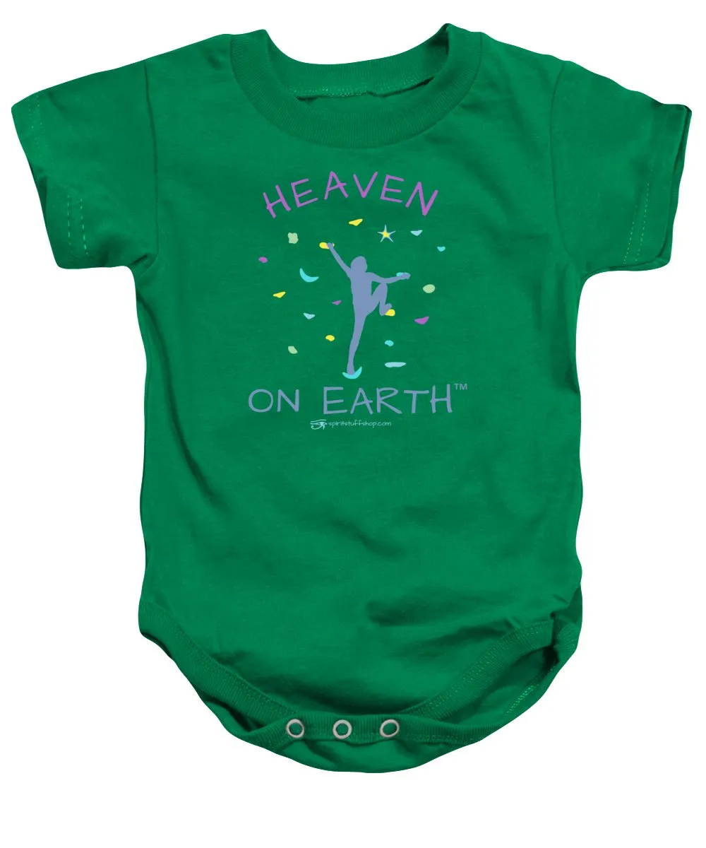 Rock Climbing Heaven On Earth - Baby Onesie