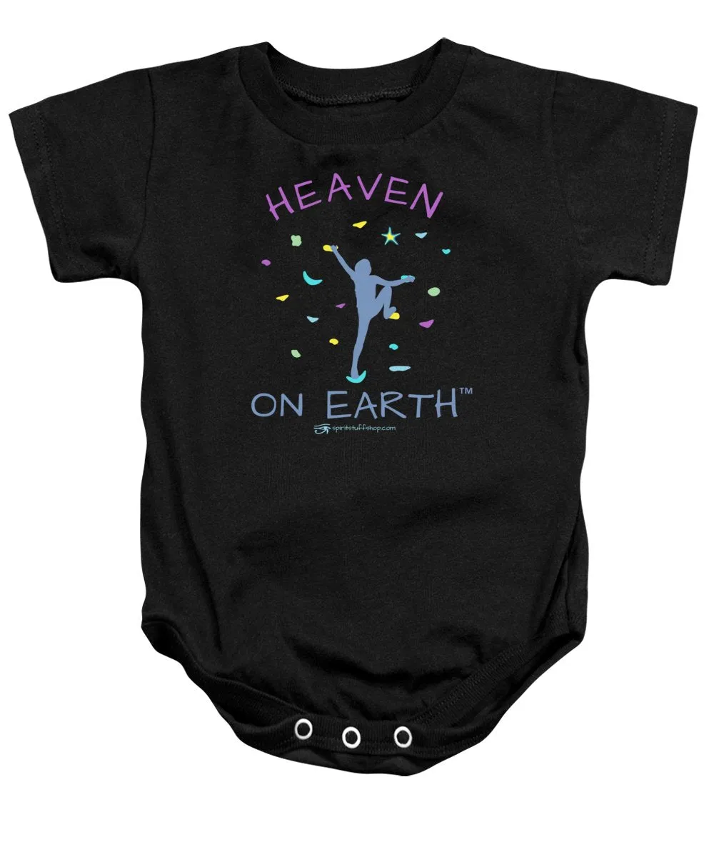 Rock Climbing Heaven On Earth - Baby Onesie