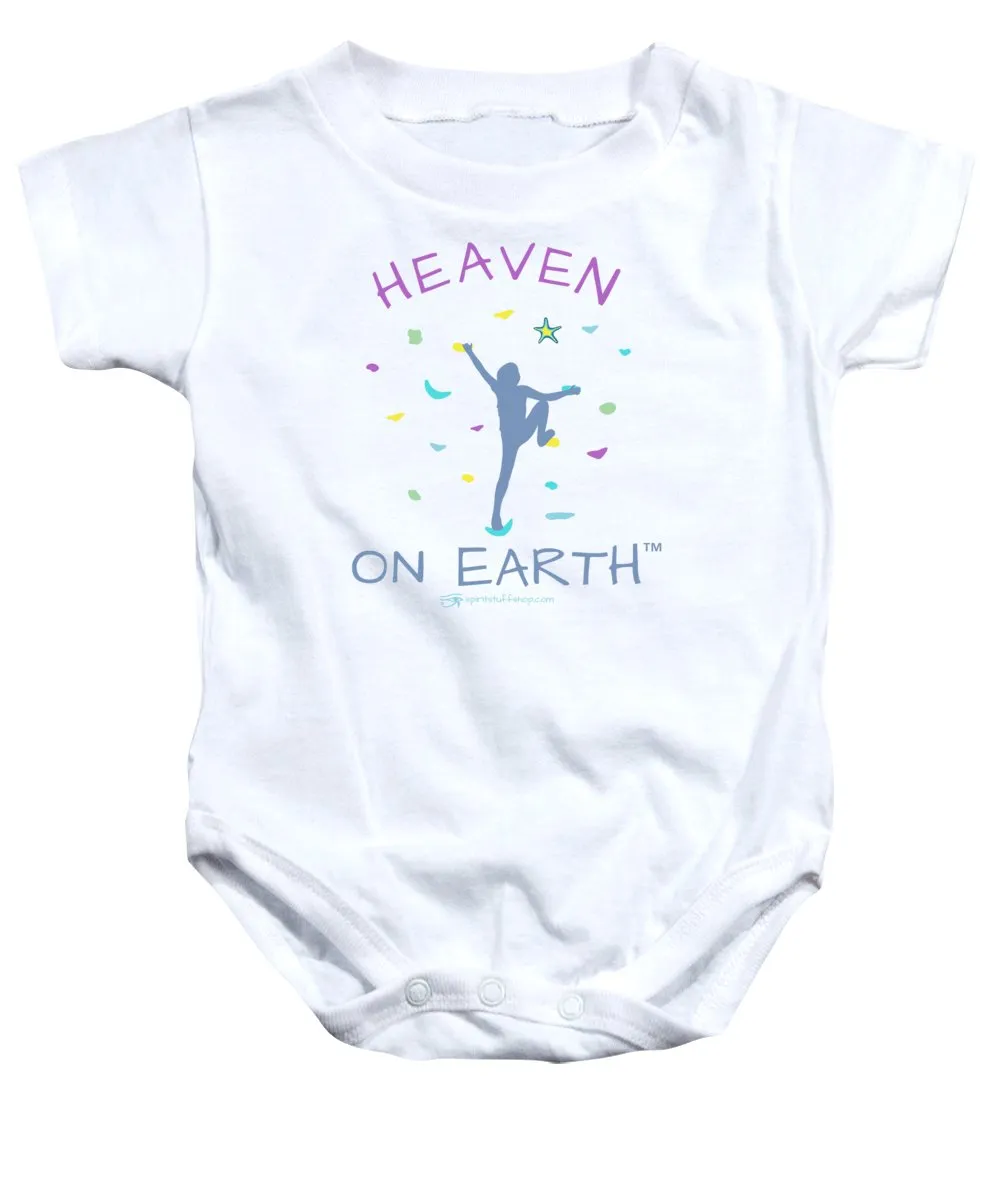 Rock Climbing Heaven On Earth - Baby Onesie