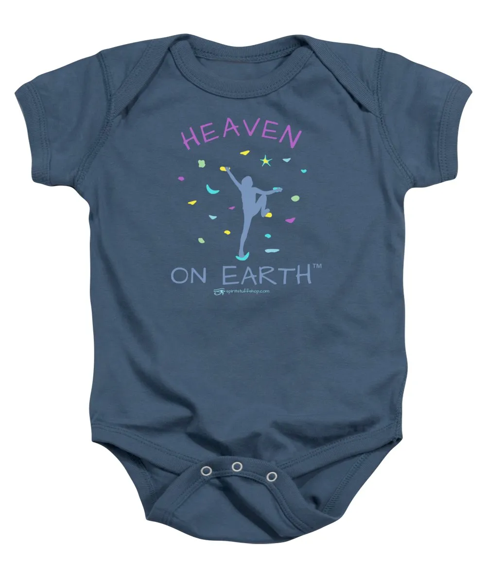 Rock Climbing Heaven On Earth - Baby Onesie