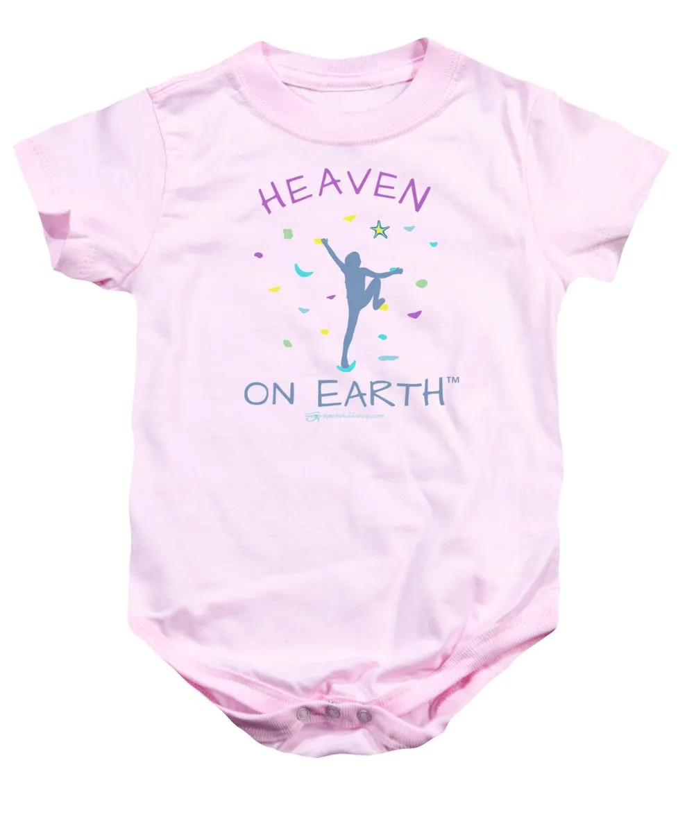 Rock Climbing Heaven On Earth - Baby Onesie