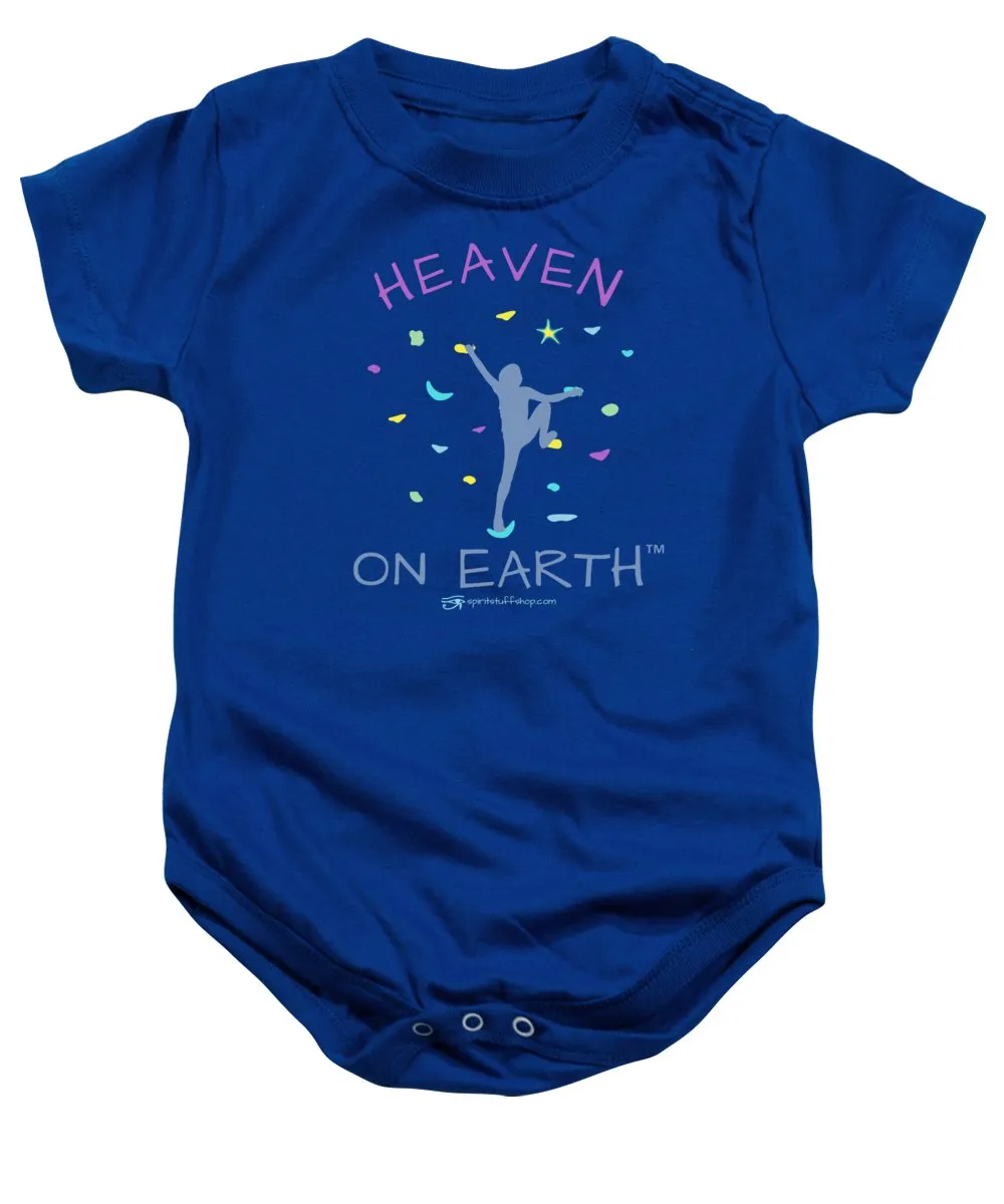 Rock Climbing Heaven On Earth - Baby Onesie