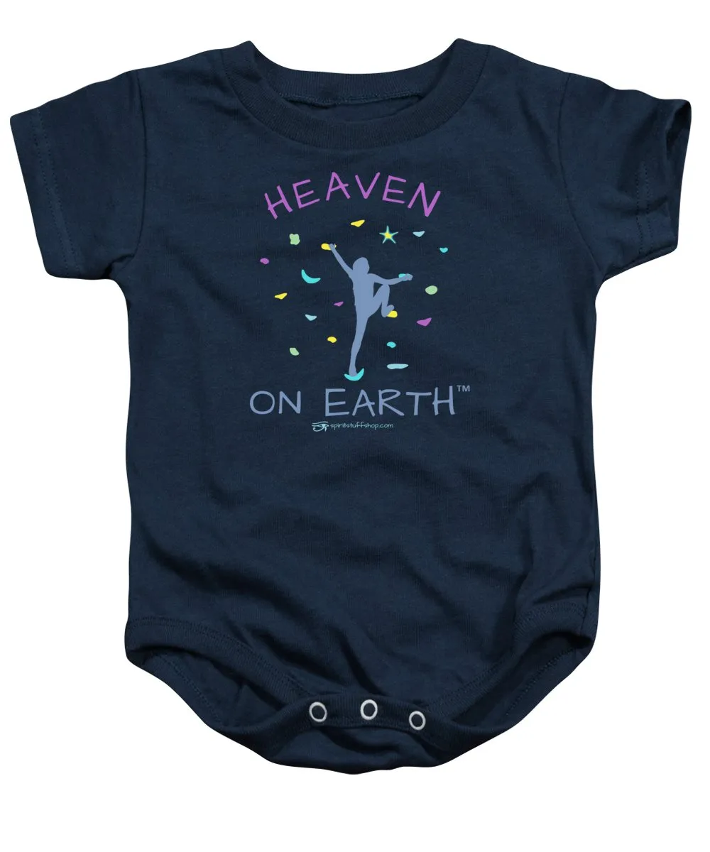 Rock Climbing Heaven On Earth - Baby Onesie