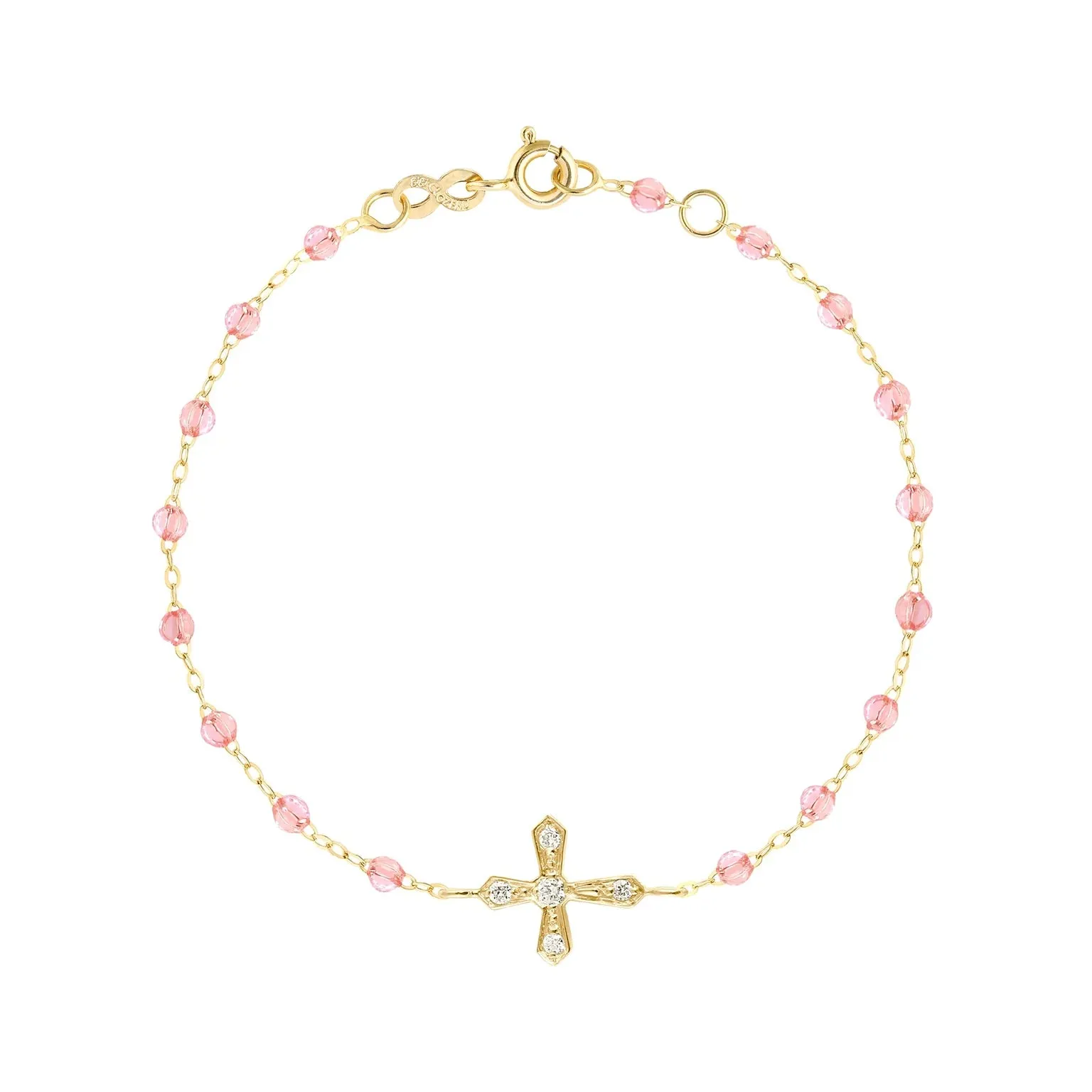 ROSEE- Gigi vintage cross Diamond  bracelet -18k Yellow Gold