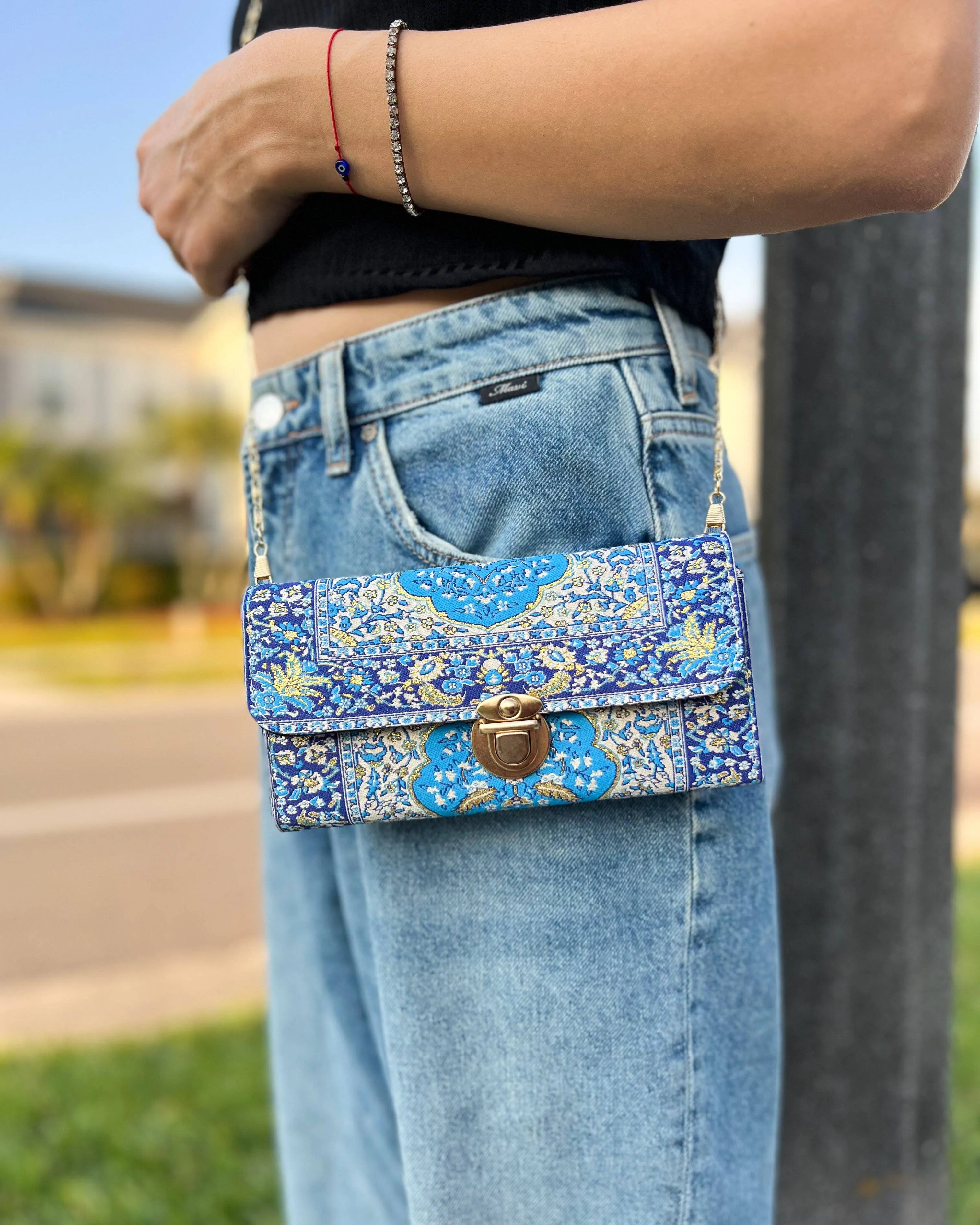 RUGCBAG-026 - Rug Design Crossbody Bag