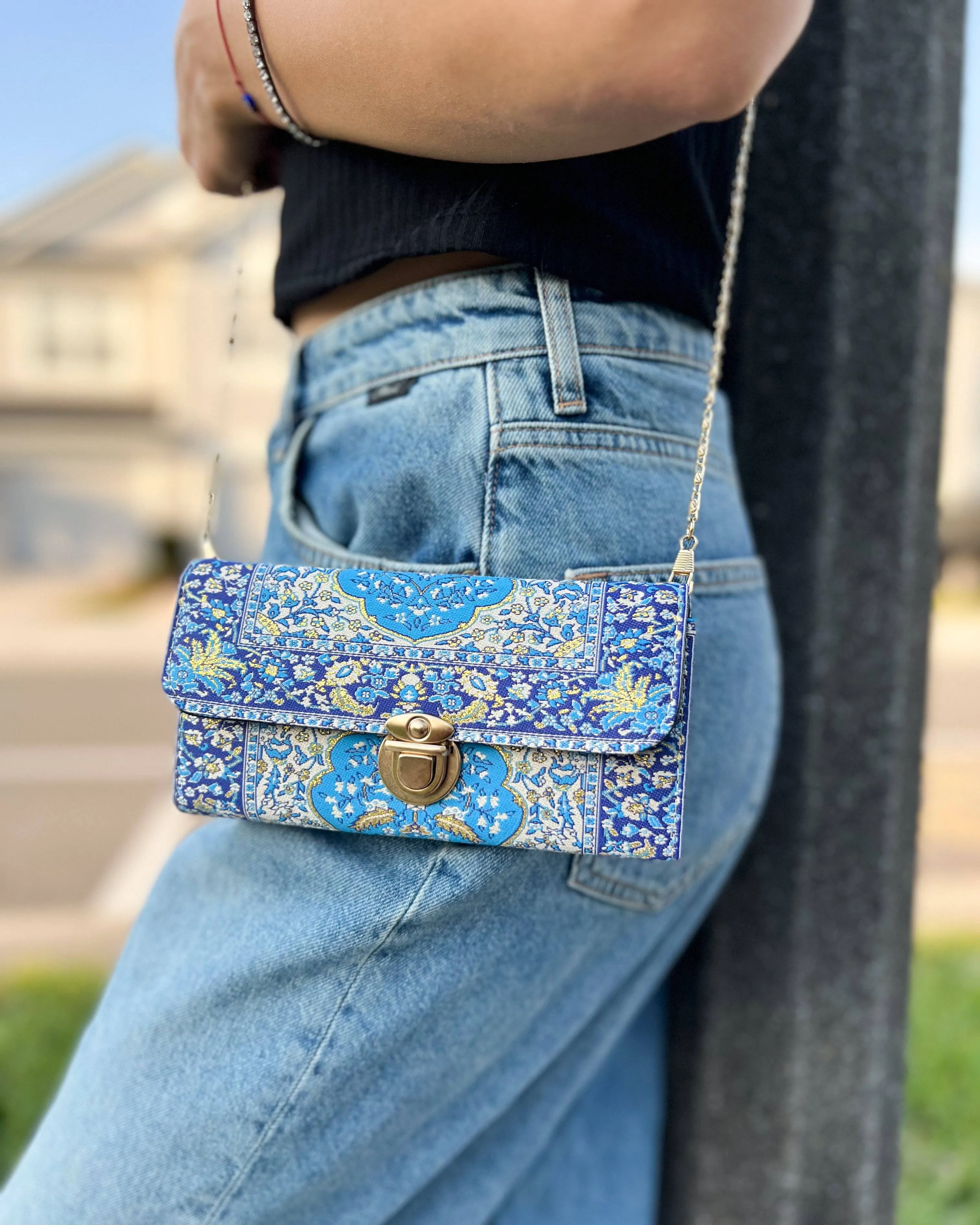 RUGCBAG-026 - Rug Design Crossbody Bag