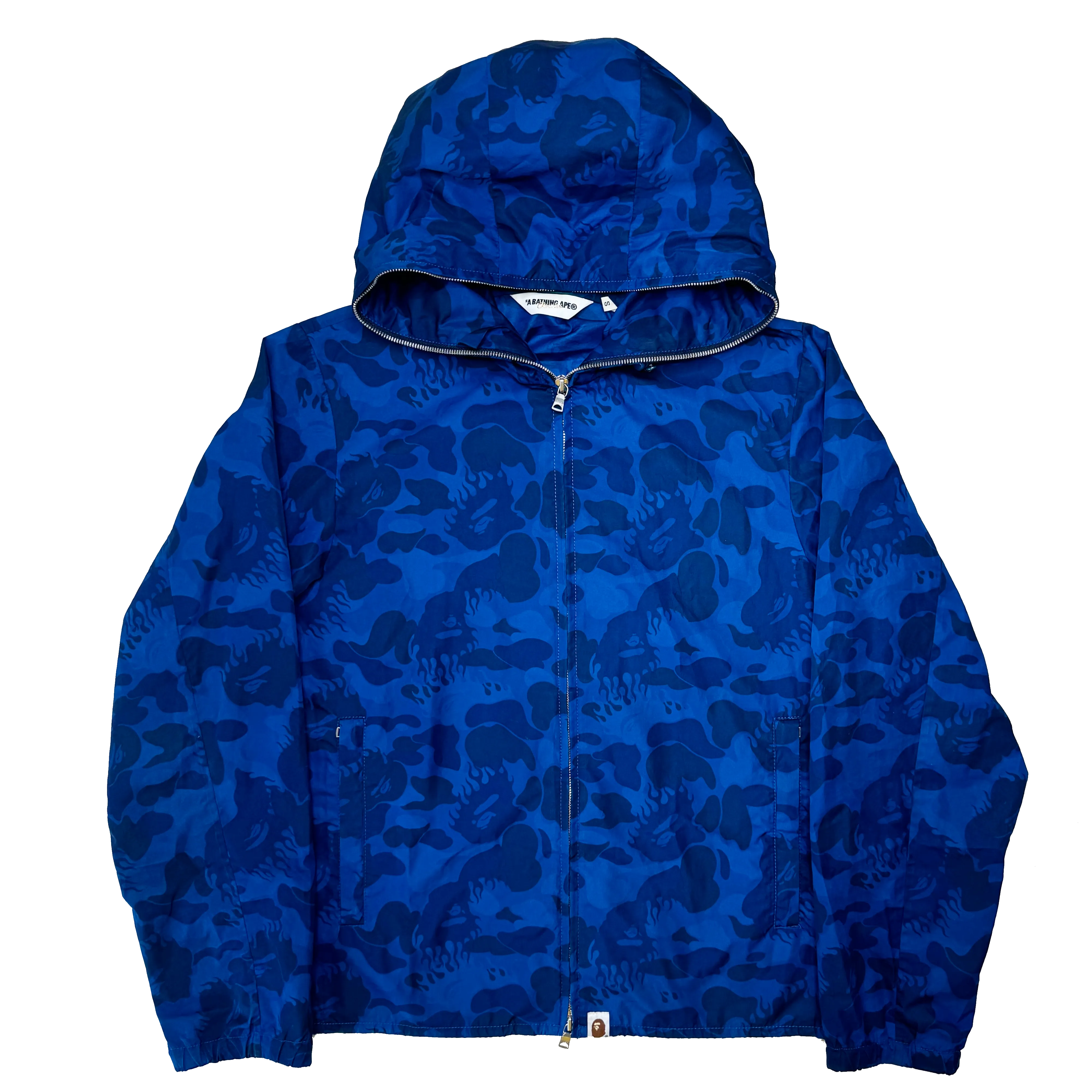 [S] OG Bape Flame Camo Windbreaker