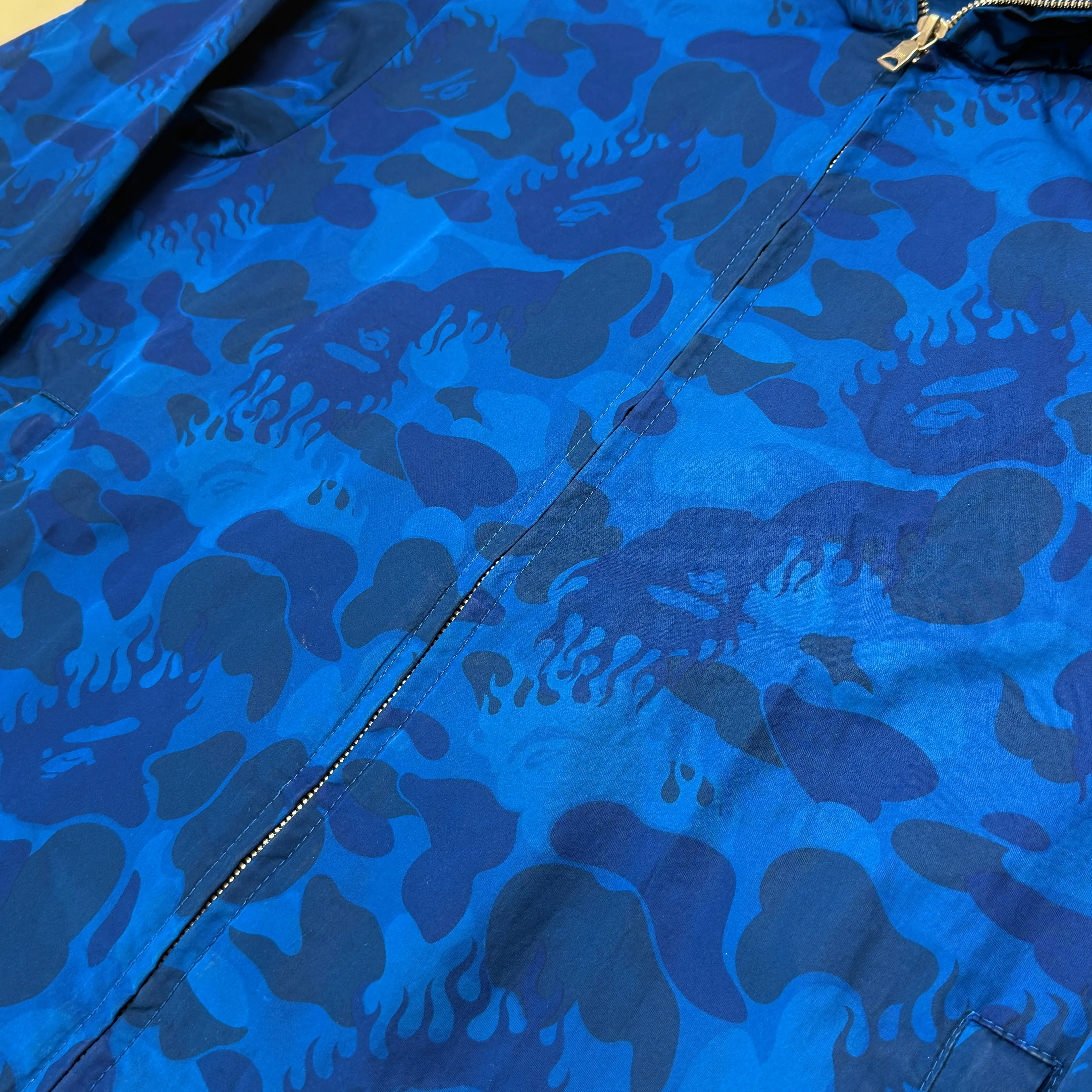 [S] OG Bape Flame Camo Windbreaker
