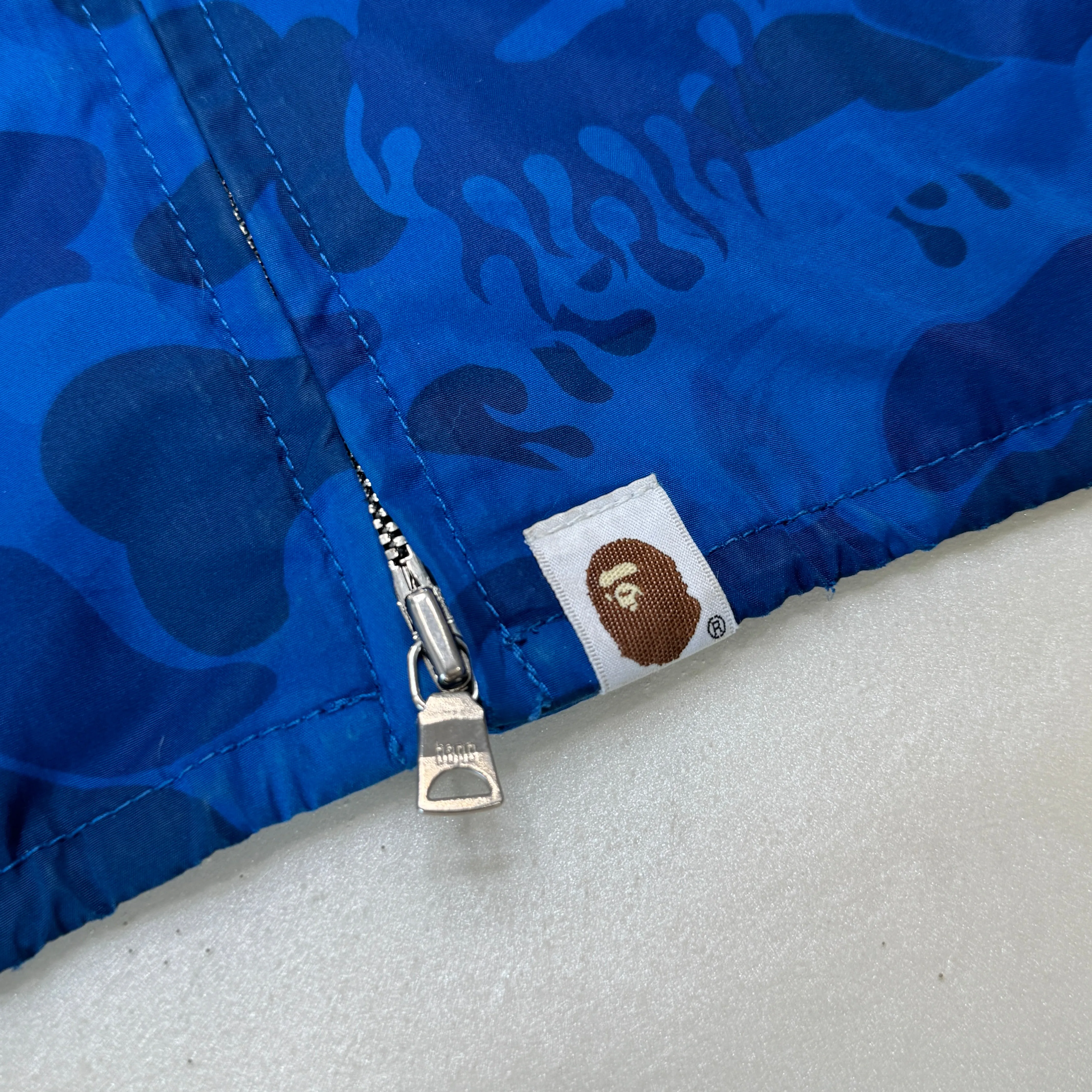 [S] OG Bape Flame Camo Windbreaker