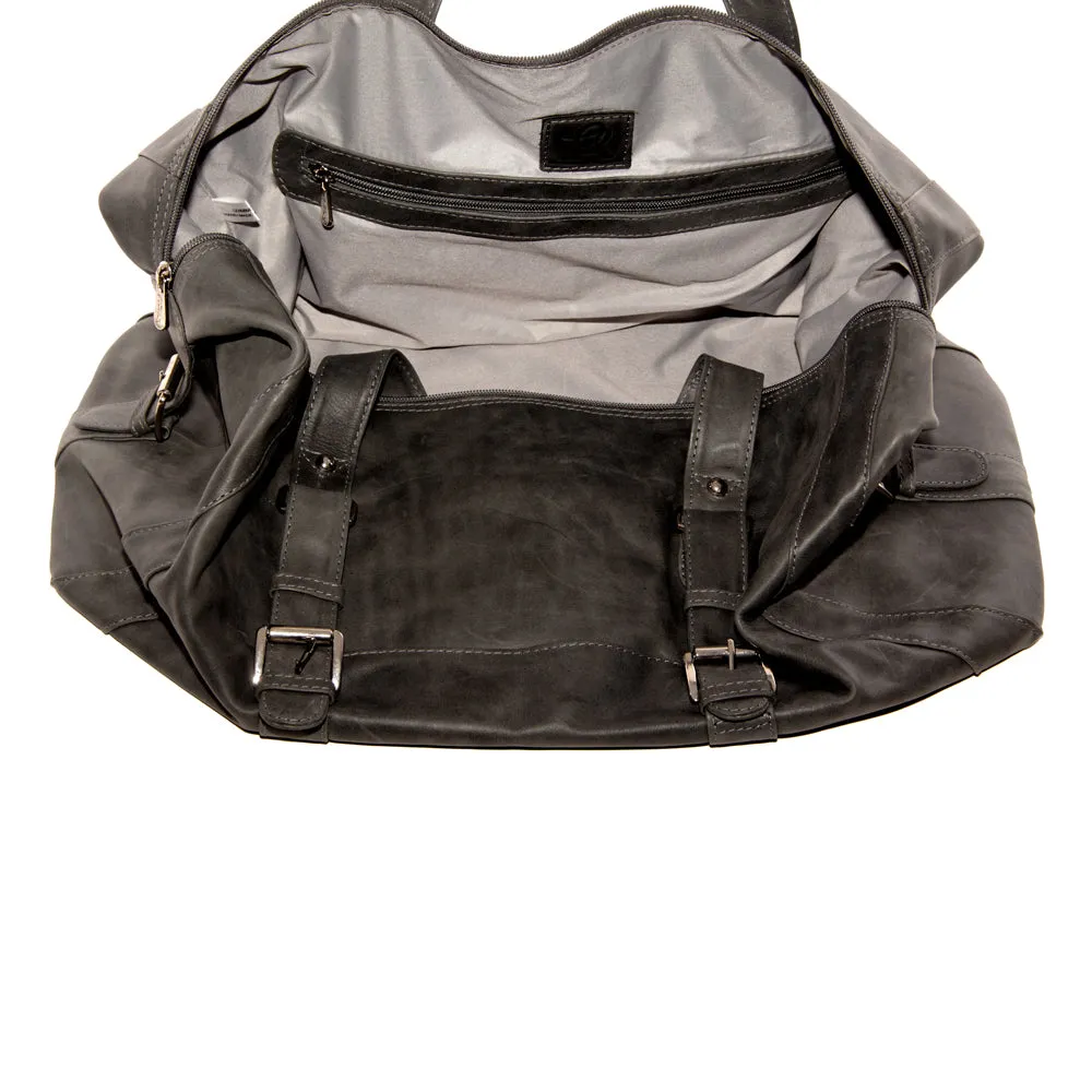 SATCHEL WITH BUCKLES