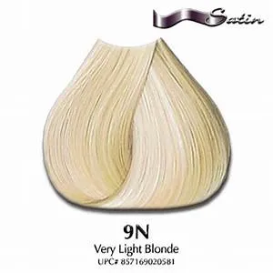 Satin hair color Nutural 10N Ultra Light Blonde Cover Gray 3oz