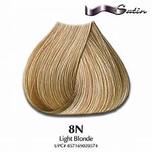 Satin hair color Nutural 10N Ultra Light Blonde Cover Gray 3oz