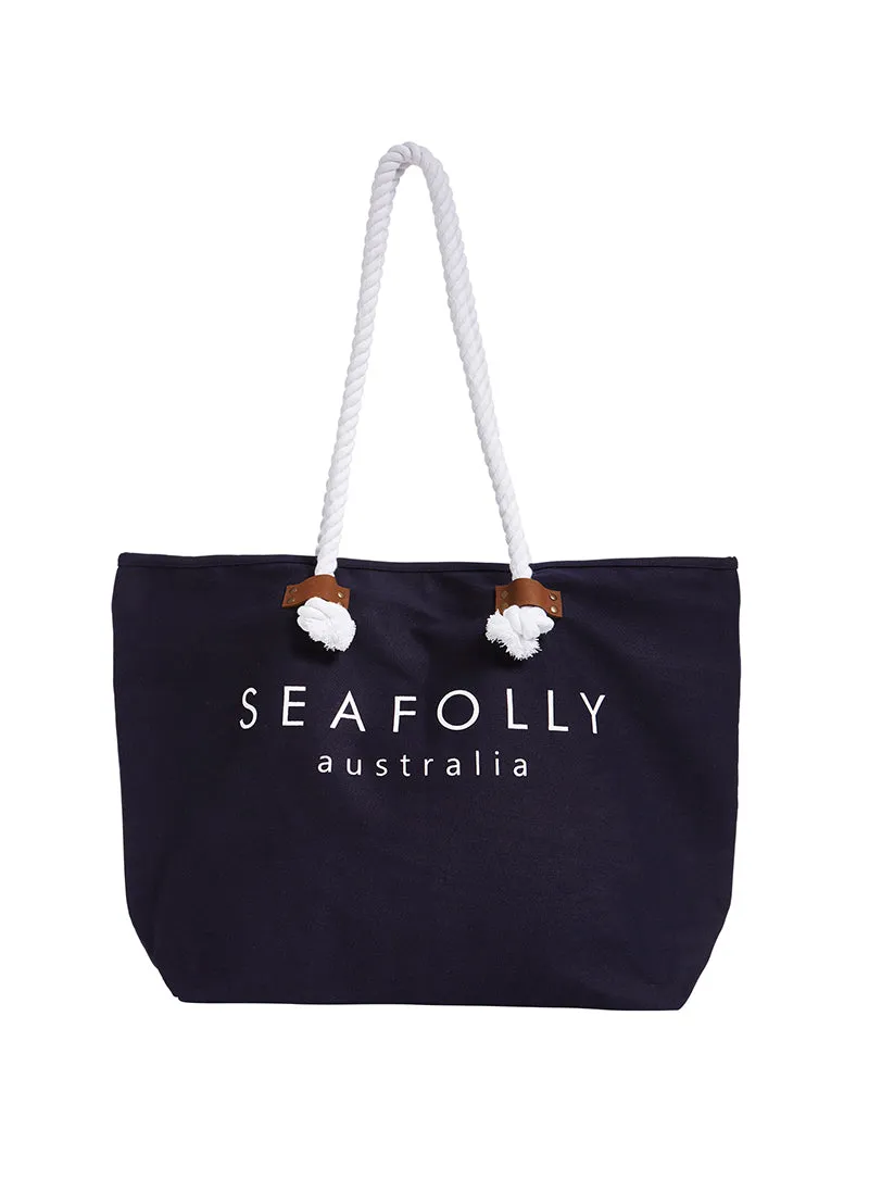 Seafolly Beach Basics Ship Sail Tote Bag