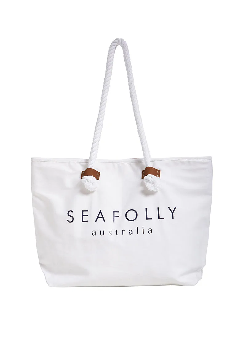 Seafolly Beach Basics Ship Sail Tote Bag