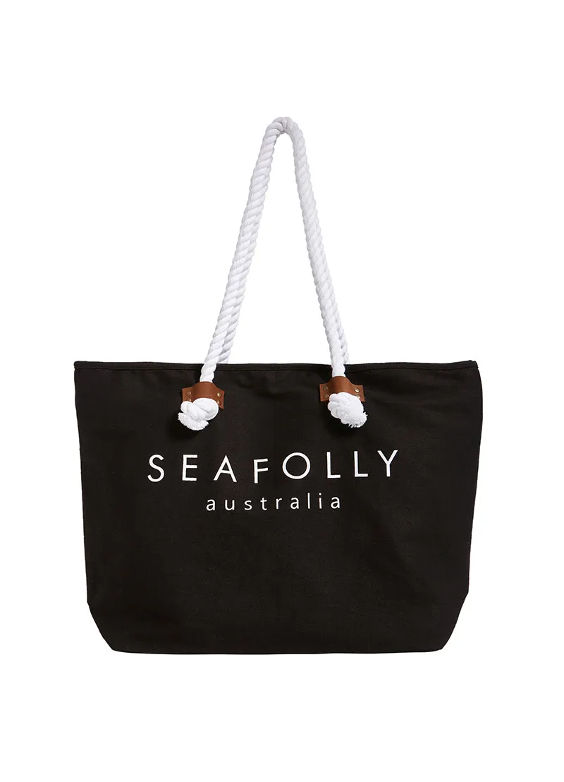 Seafolly Beach Basics Ship Sail Tote Bag