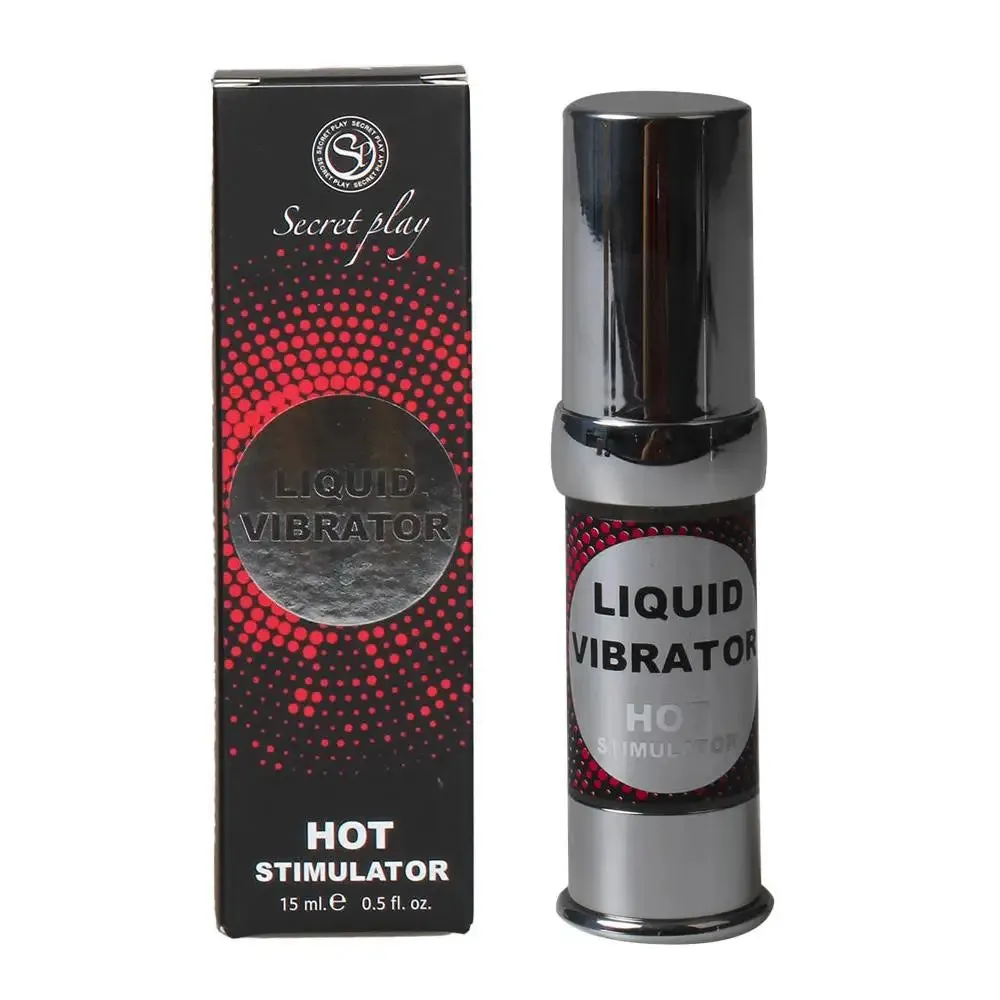 Secret Play Liquid Vibrator Unisex Hot Stimulating Gel, 15ml/ 0.5fl.oz