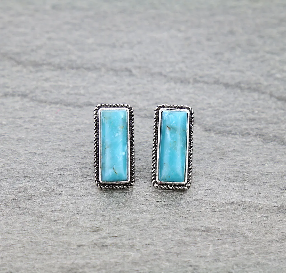 Selden Fashion Bar Post Earrings - 1.25"