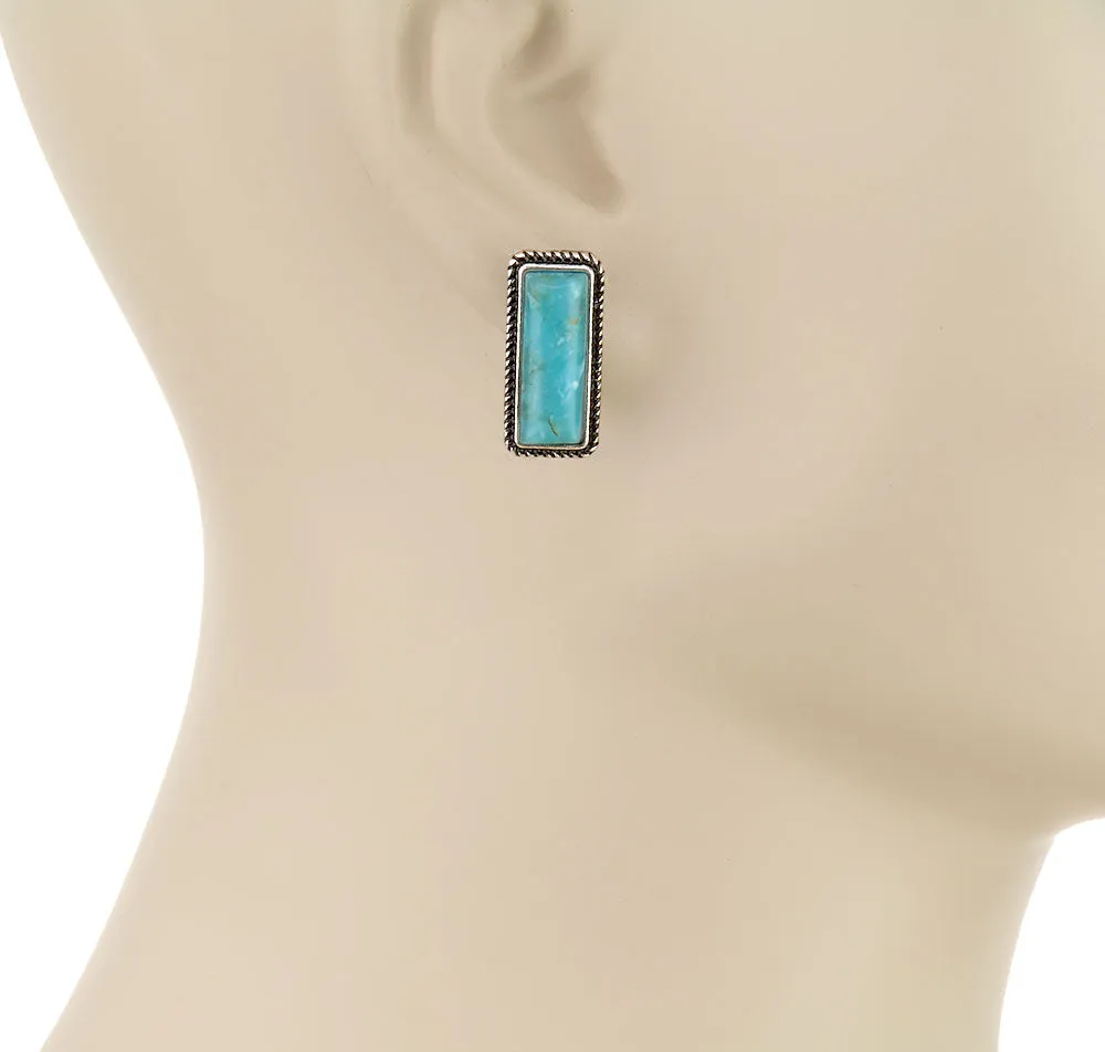 Selden Fashion Bar Post Earrings - 1.25"