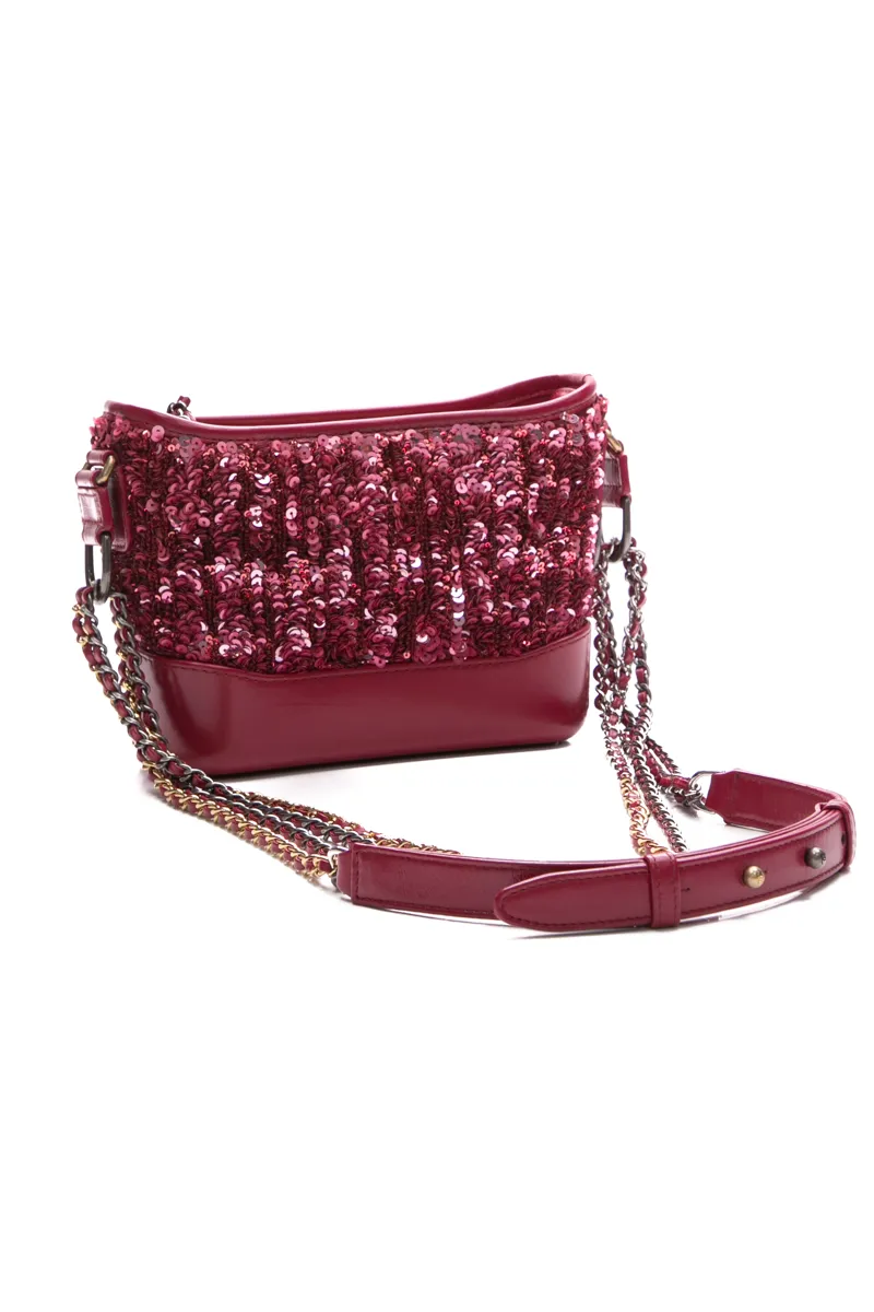 Sequin Gabrielle Small Hobo Bag