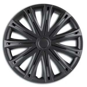 Set 4 Capace Roți Auto MEGA DRIVE Spark 78525, 16 inch, Plastic ABS, Grafit