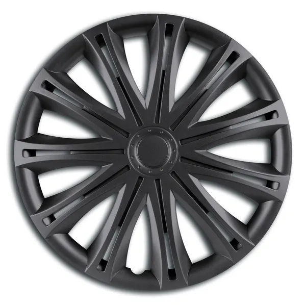 Set 4 Capace Roți Auto MEGA DRIVE Spark 78525, 16 inch, Plastic ABS, Grafit