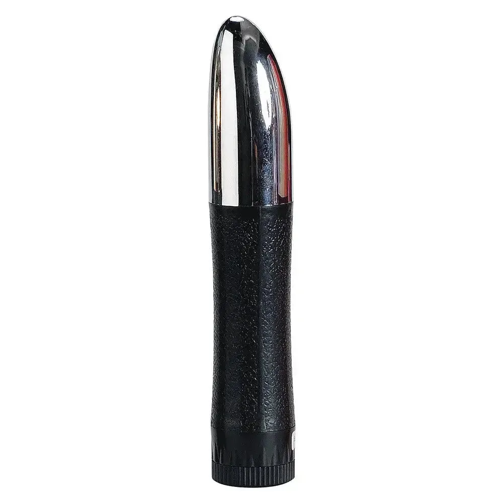 Seven Creations Silver and Black Multi Speed Bullet Vibrator