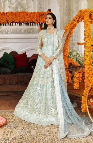 SFM0010 NOVA | Shamrock Premium Resplendent Luxury Wedding Collection 2021 | Unstitched Embroidered Organza Suits