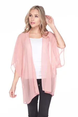 Sheer Light weighted Open Front Cardigan