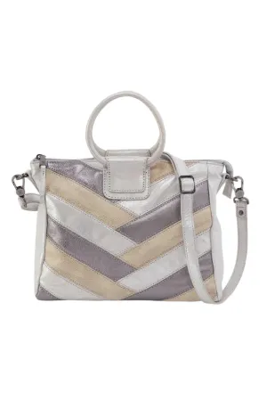 Sheila Medium Satchel- Multi Silver