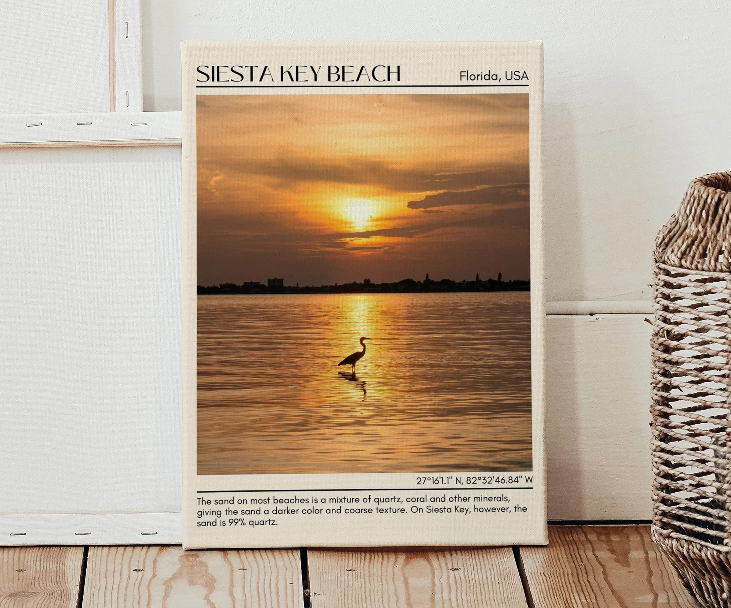 Siesta Key Beach Wall Canvas, USA