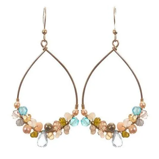Signature Anna Gemstone Hoop Earrings