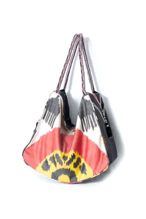 Silk Ikat Hobo Bag
