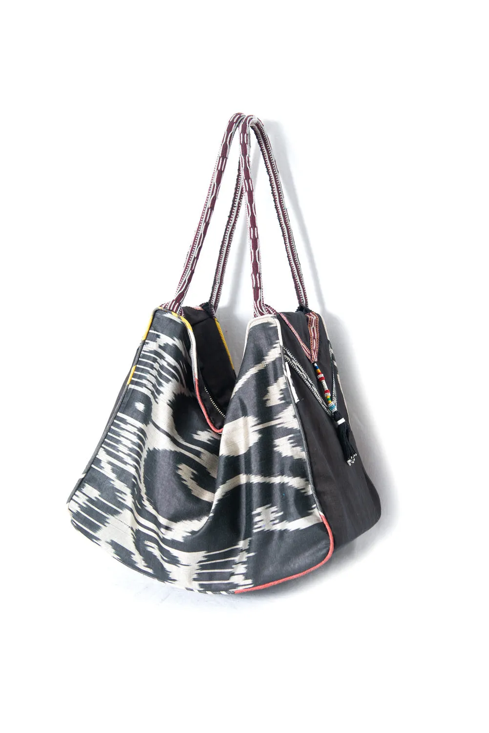 Silk Ikat Hobo Bag
