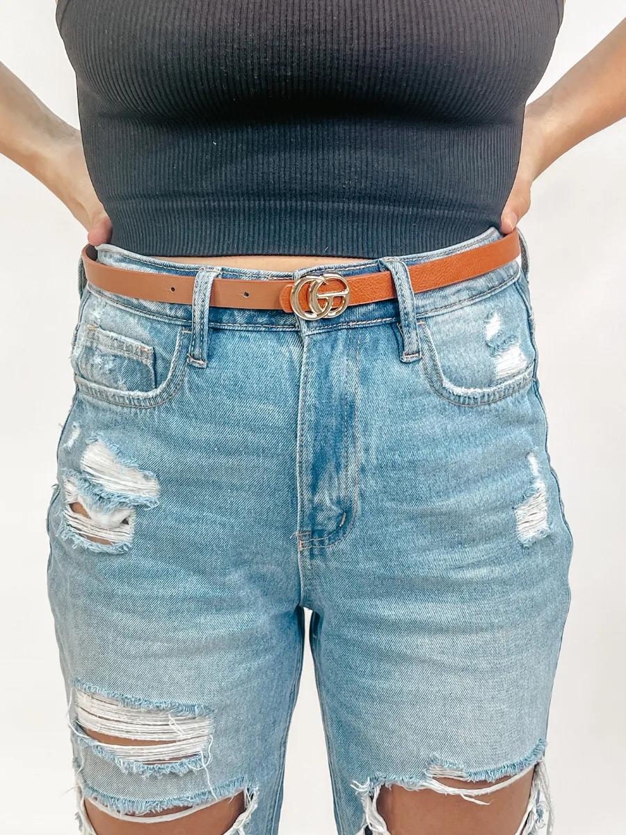 Skinny Fashion Belts
