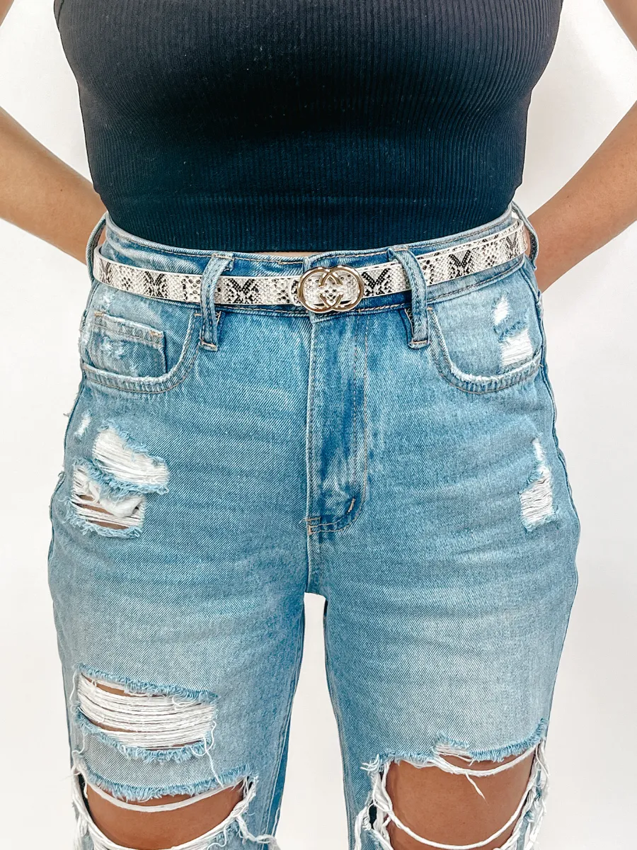 Skinny Fashion Belts
