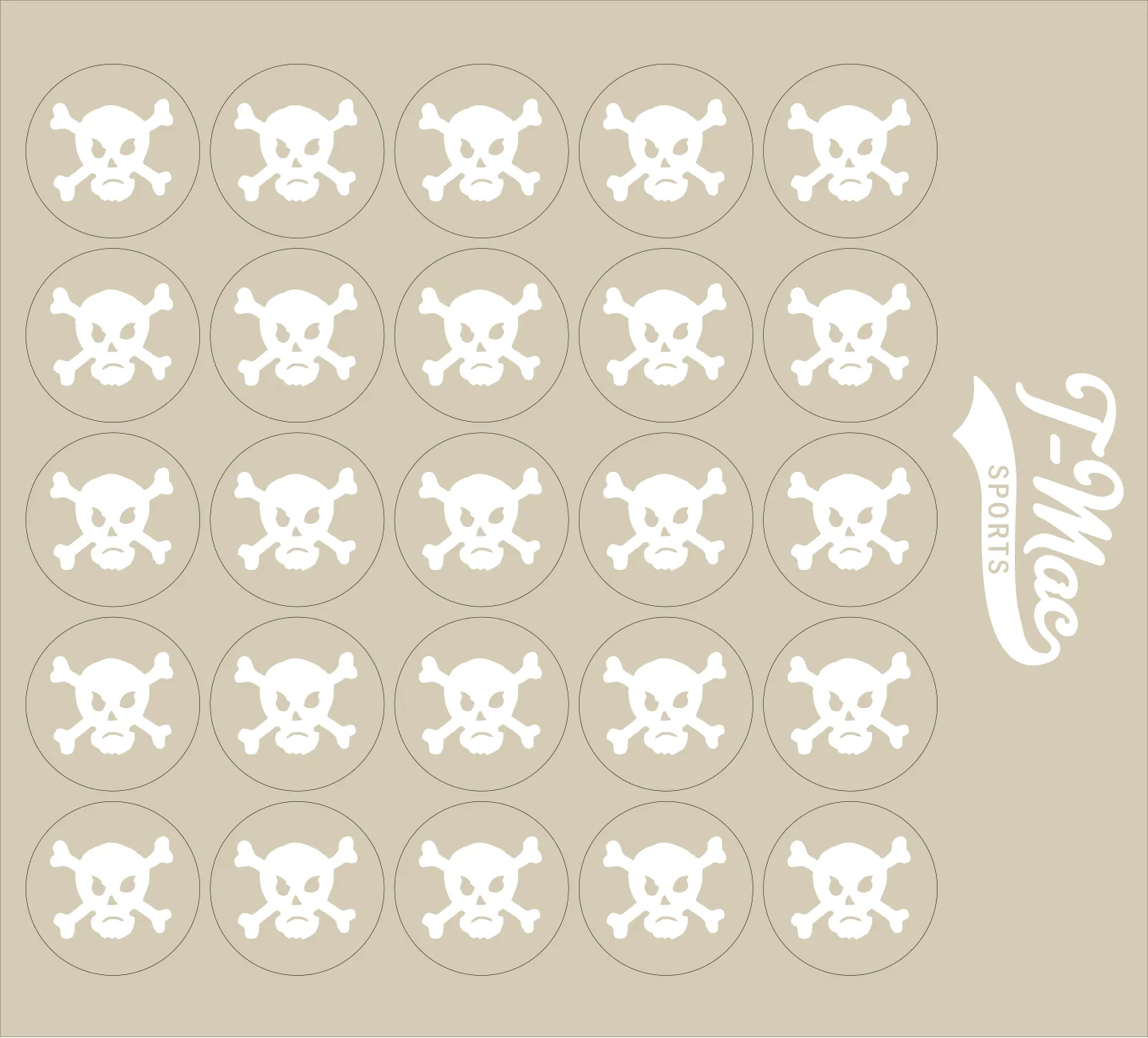 Skull Mini Award Decals