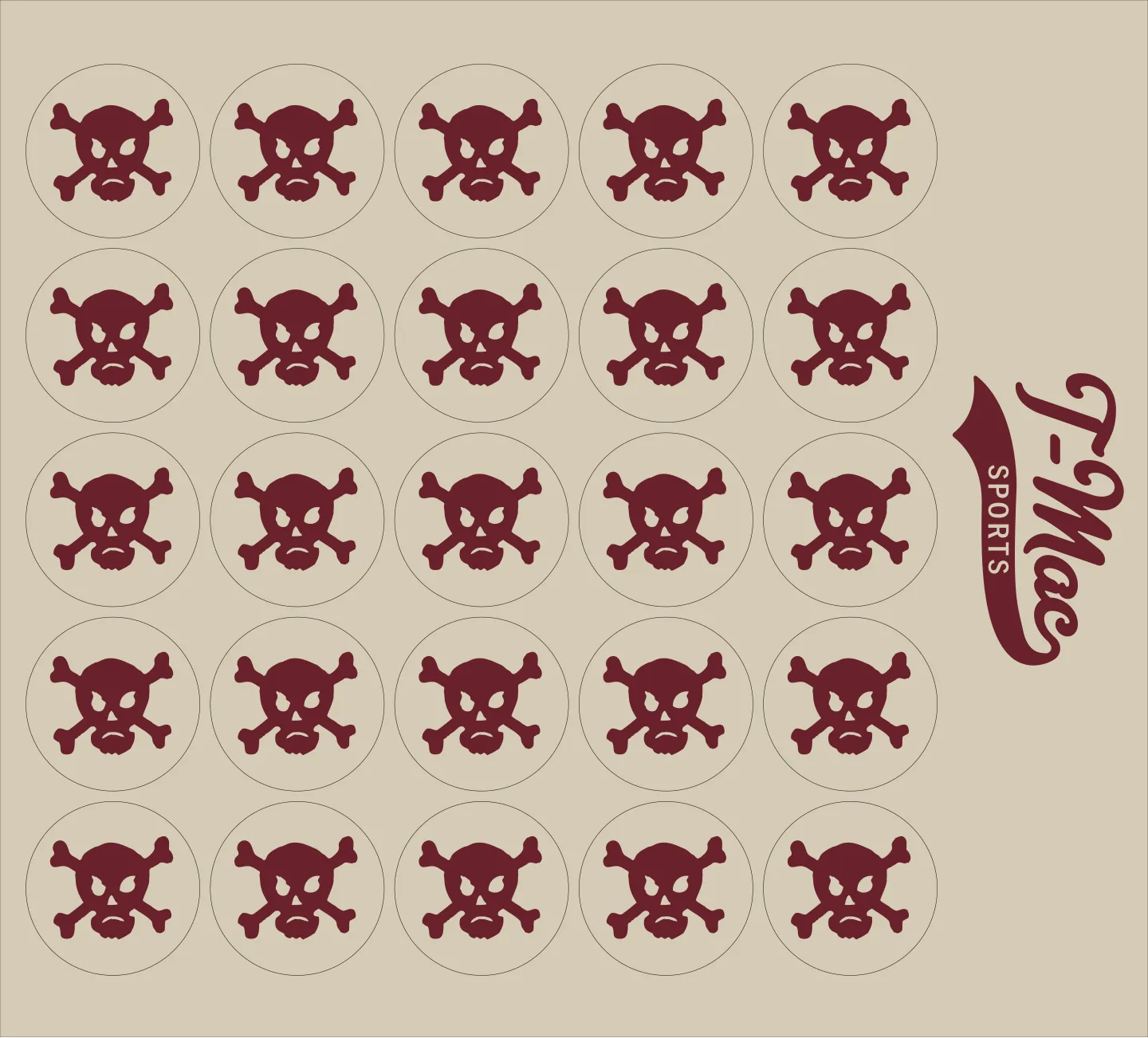 Skull Mini Award Decals