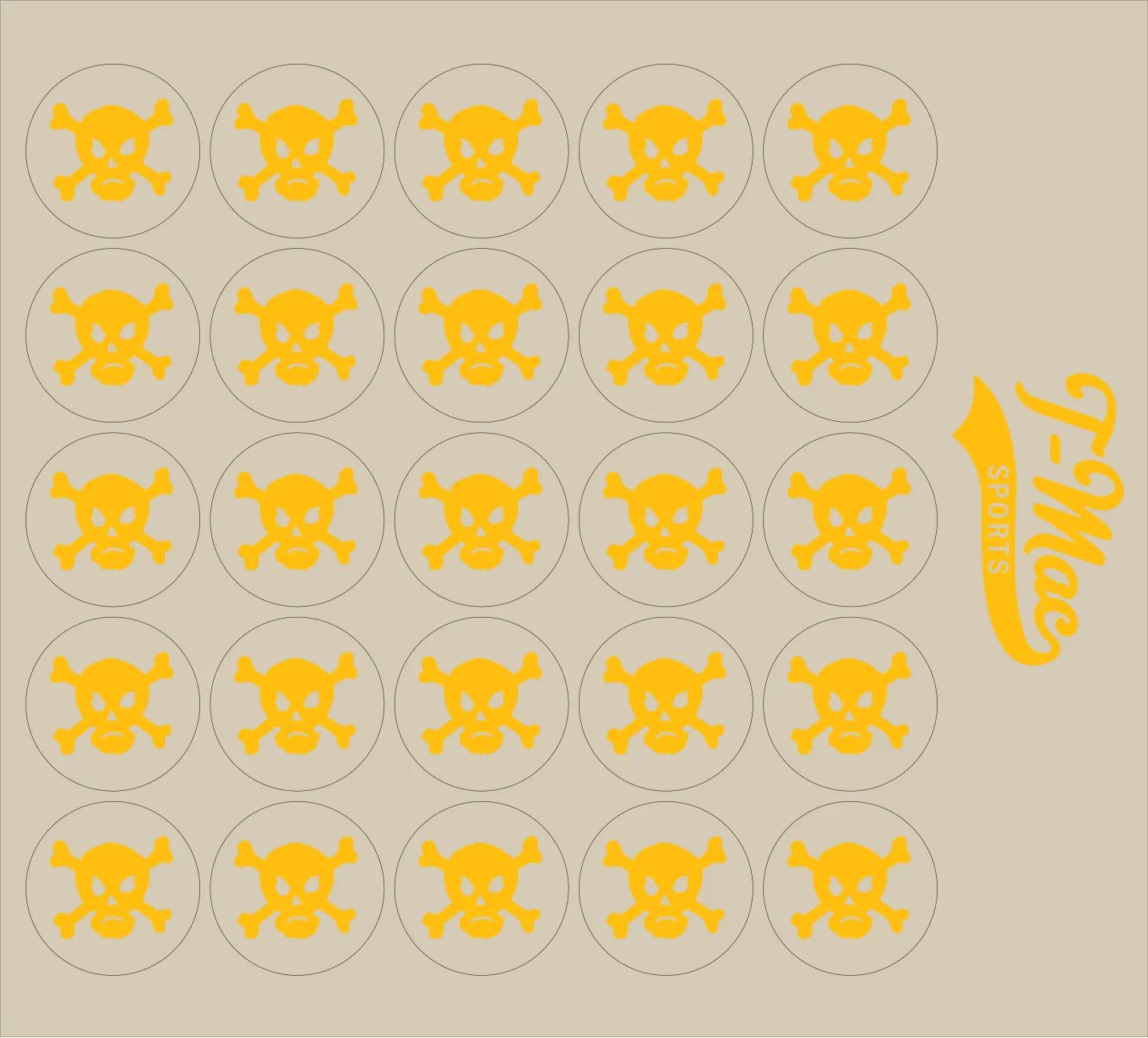 Skull Mini Award Decals