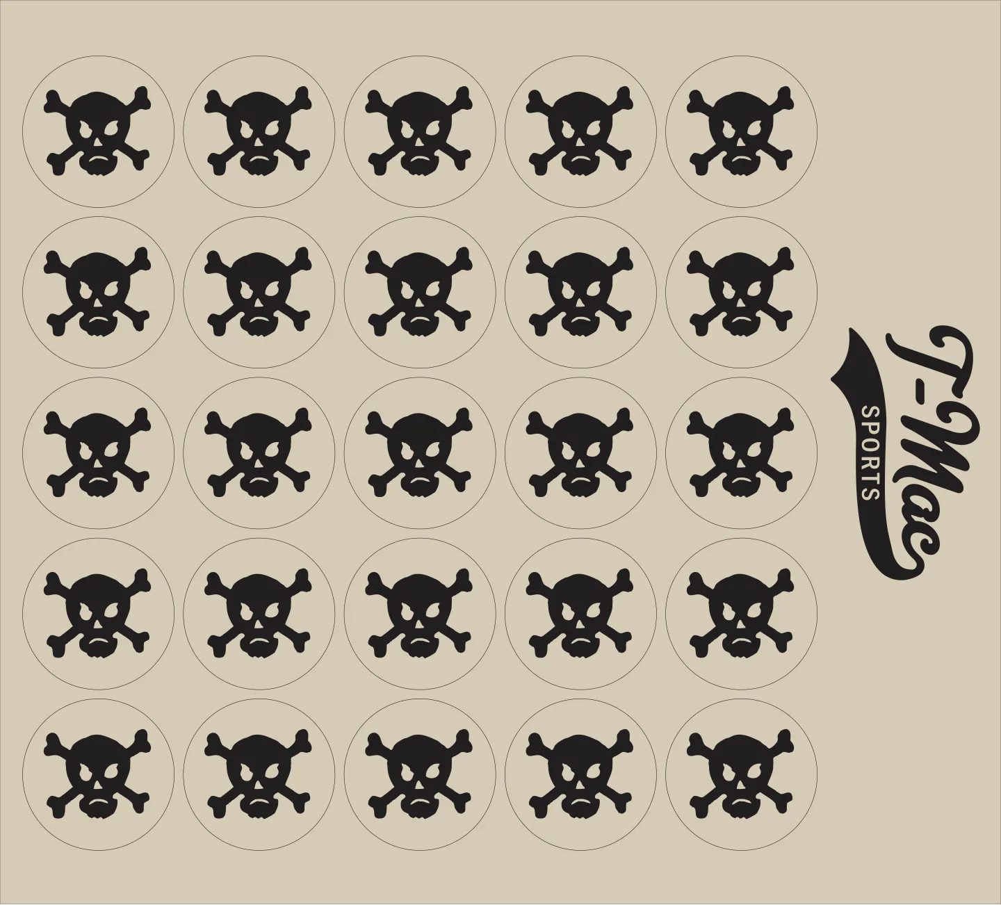 Skull Mini Award Decals