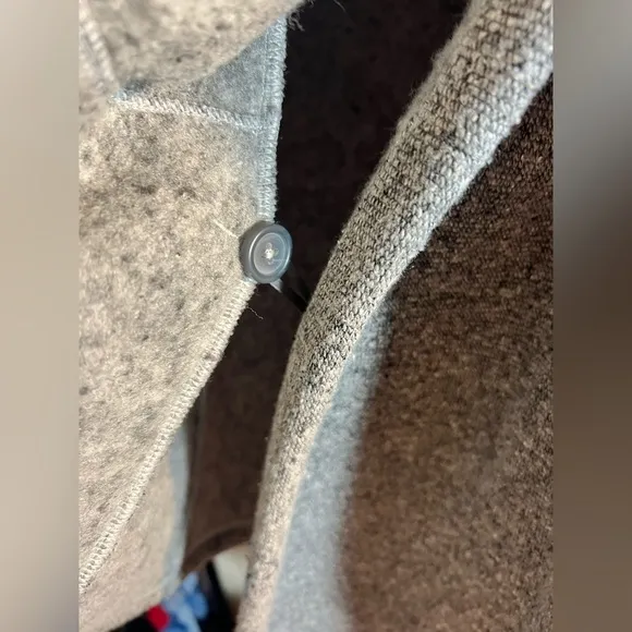 Smartwool Gray Wool Blend Sweater Jacket grey w/ shawl collar, quality&amp; warmth.