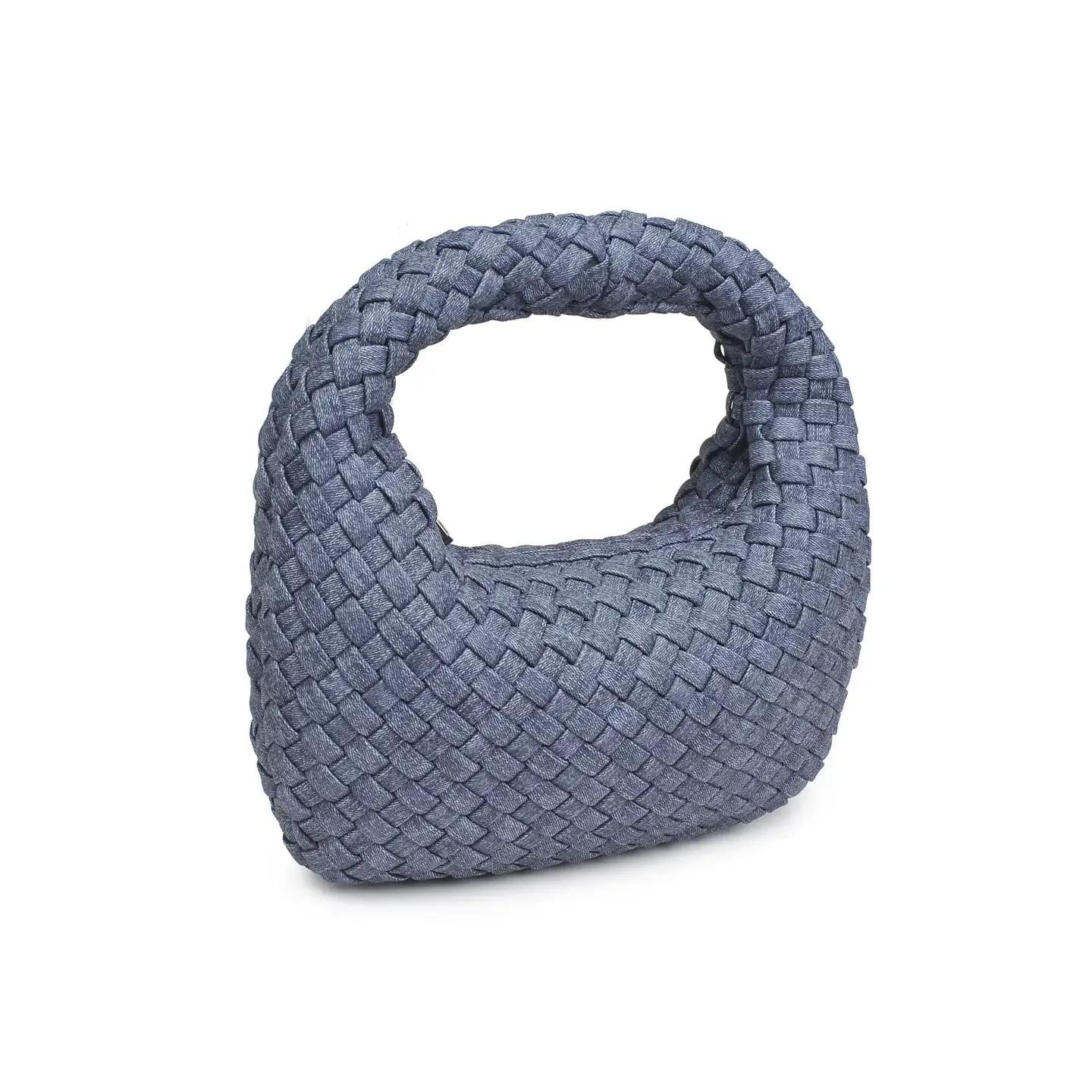 Sol and Selene - Small Woven Neoprene Hobo (Dark Denim)