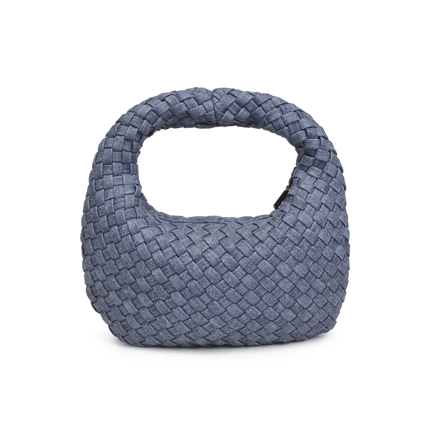 Sol and Selene - Small Woven Neoprene Hobo (Dark Denim)