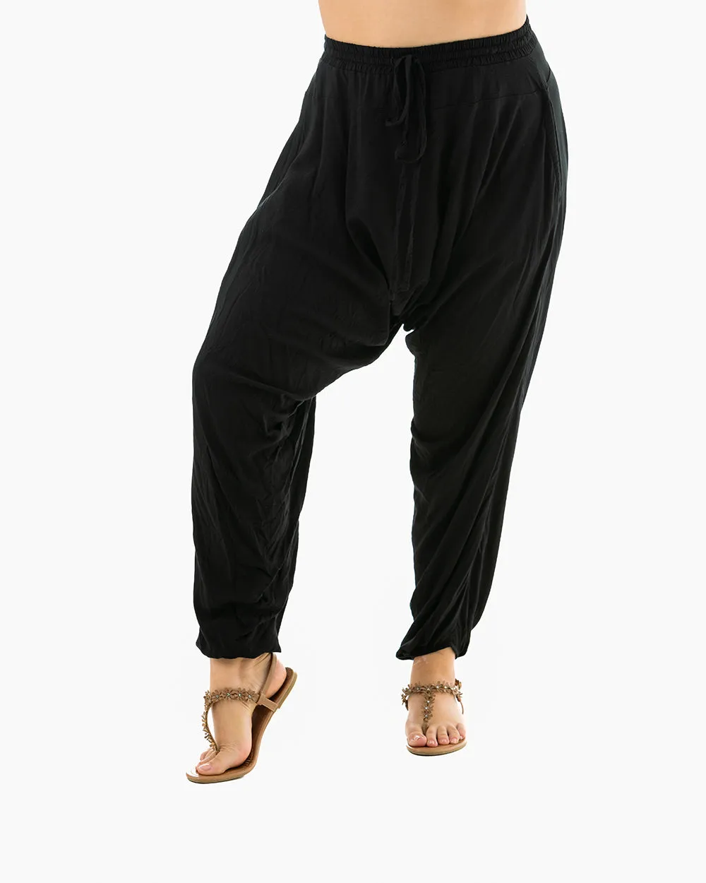 Solid Savannah Harem Pants
